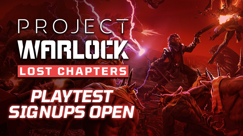 Supporting image for Project Warlock: Lost Chapters Press release